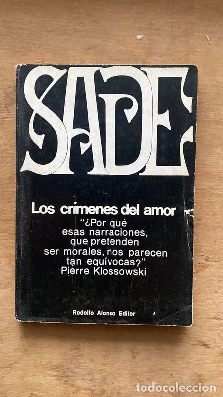 Libros de segunda mano: Los crimenes del amor - Sade - Foto 1