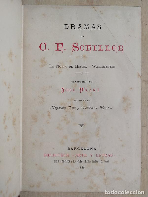 Libros de segunda mano: La novia de Mesina. Wallenstein - Dramas Schiller - Foto 1