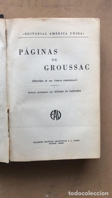 Libros de segunda mano: Paginas de Groussac - Groussac Paul - Foto 1