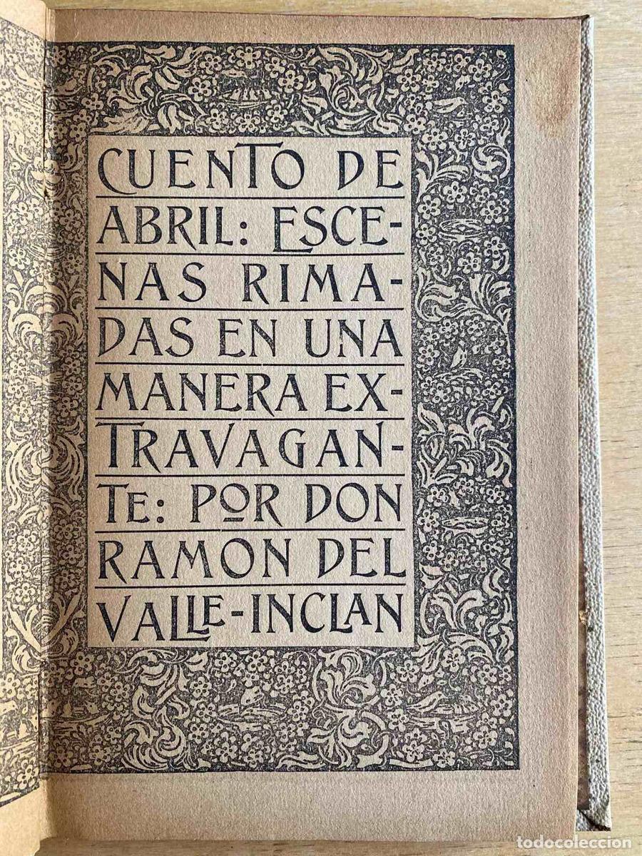 Libros de segunda mano: Cuento de abril - Del Valle Inclan Ram&oacute;n - Foto 1