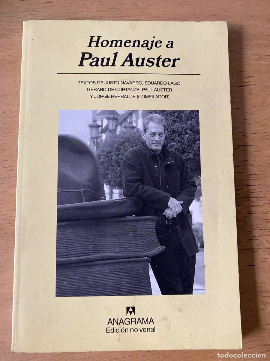 Libros de segunda mano: Homenaje a Paul Auster - Navarro; Lago; De Cortanze; Auster; Herralde - Foto 1