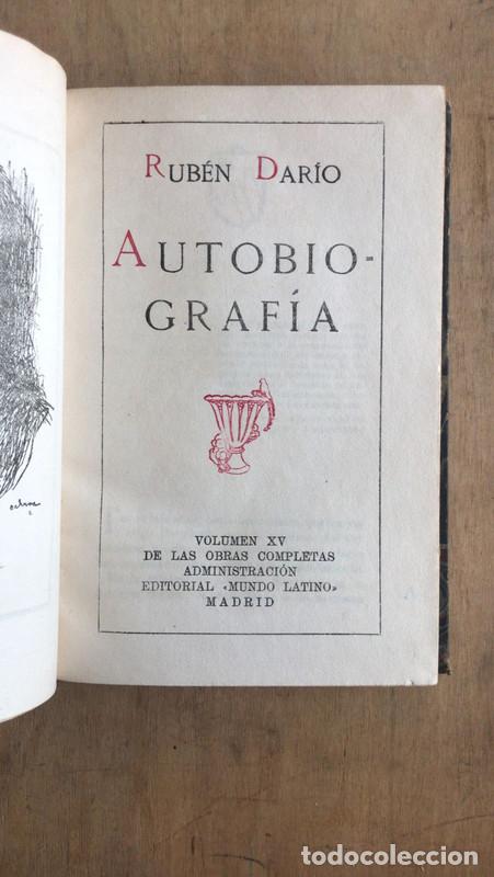 Libros de segunda mano: autobiografia - Dario. Ruben - Foto 1