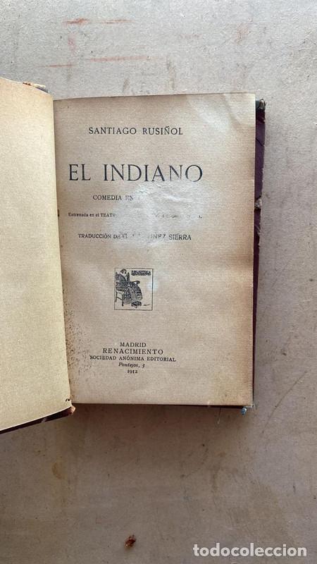 Libros de segunda mano: El indiano - Rusi&ntilde;ol Santiago - Foto 1