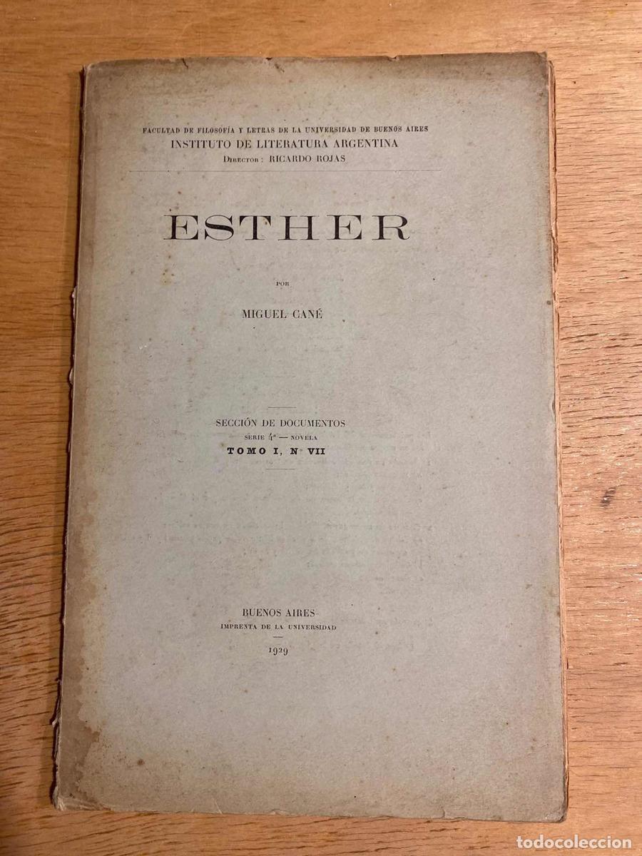 Libros de segunda mano: Esther - Cane. Miguel - Foto 1