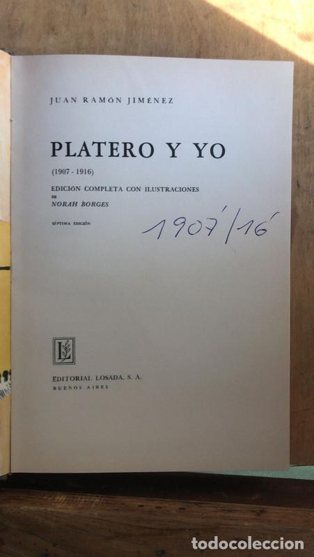 Libros de segunda mano: PLATERO Y YO - Jim&eacute;nez Juan Ram&oacute;n - Foto 1
