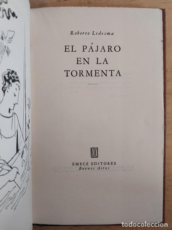 Libros de segunda mano: El pajaro en la tormenta - Ledesma Roberto - Foto 1