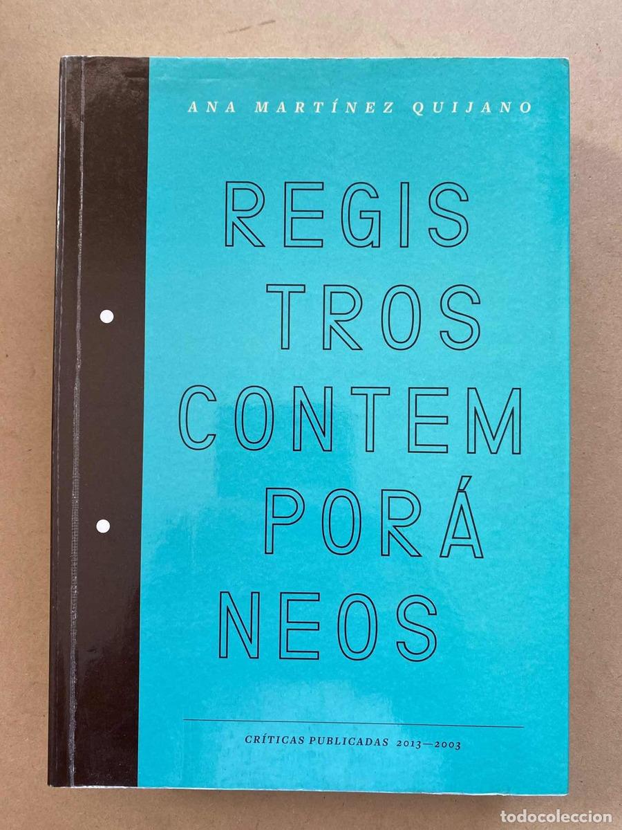 Gebrauchte B&uuml;cher: Registros contemporaneos - Ana Martinez Quijano