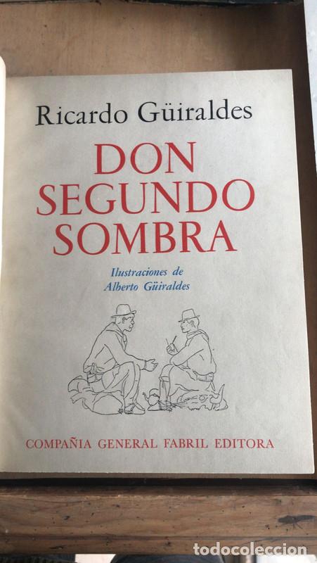 Libros de segunda mano: Don segundo sombra - Guiraldes Ricardo - Foto 1