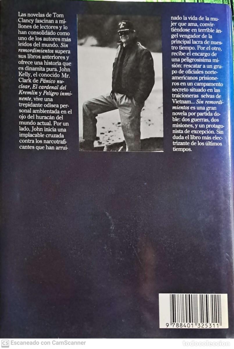 Libros de segunda mano: Sin remordimientos - Tom Clancy - Foto 2