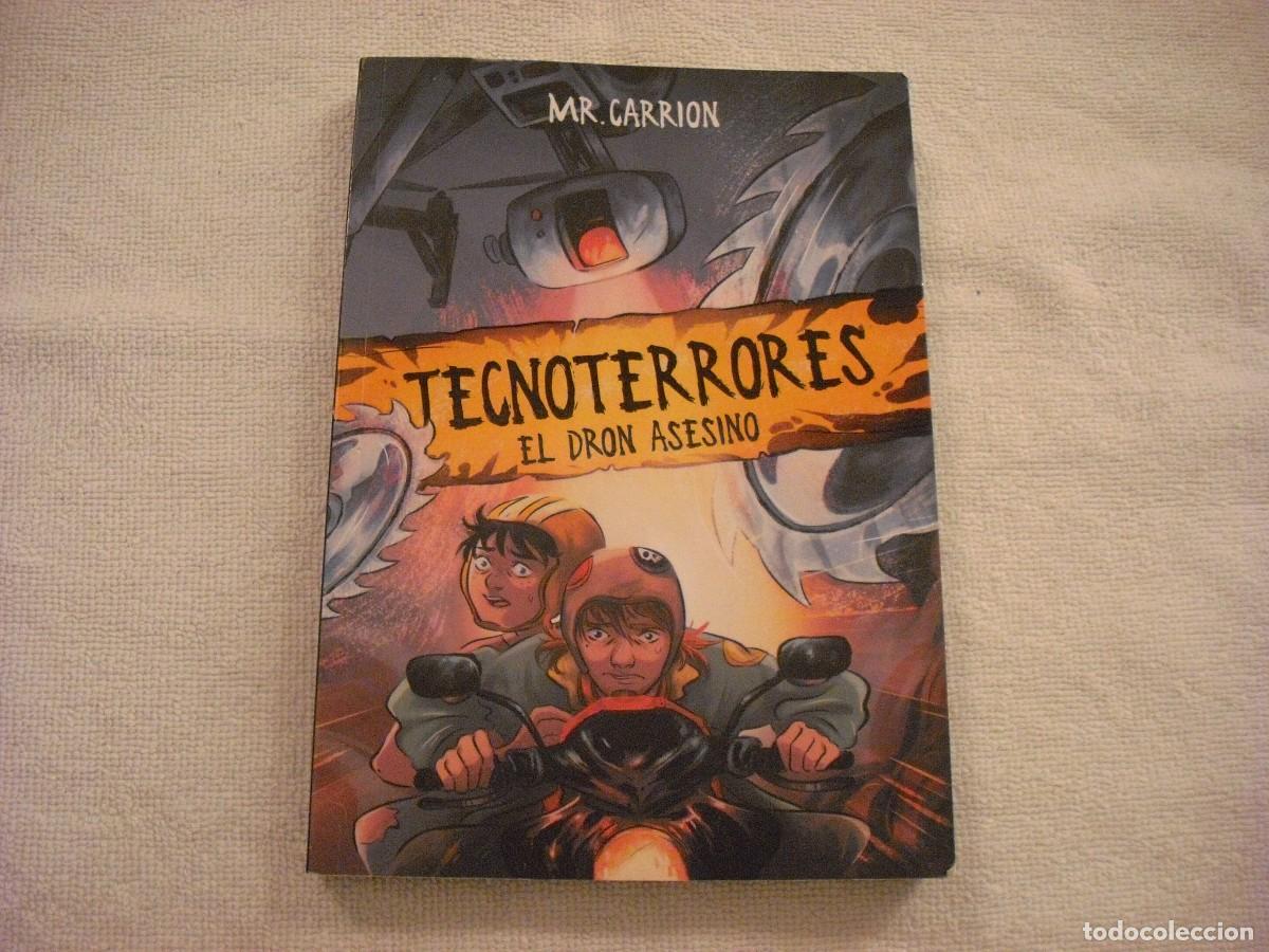 Libros de segunda mano: TECNOTERRORES , EL DRON ASESINO . MR. CARRION . B DE BLOCK - Foto 1