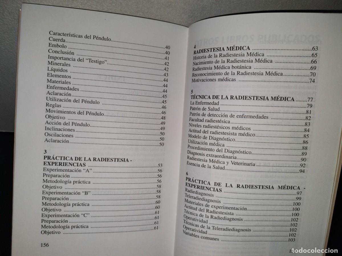 Libros de segunda mano: 139- RADIESTESIA M&Eacute;DICA, F&Aacute;CIL Y PR&Aacute;CTICA. EL PODER DEL P&Eacute;NDULO - PROFESOR DARB&Oacute; - Foto 8
