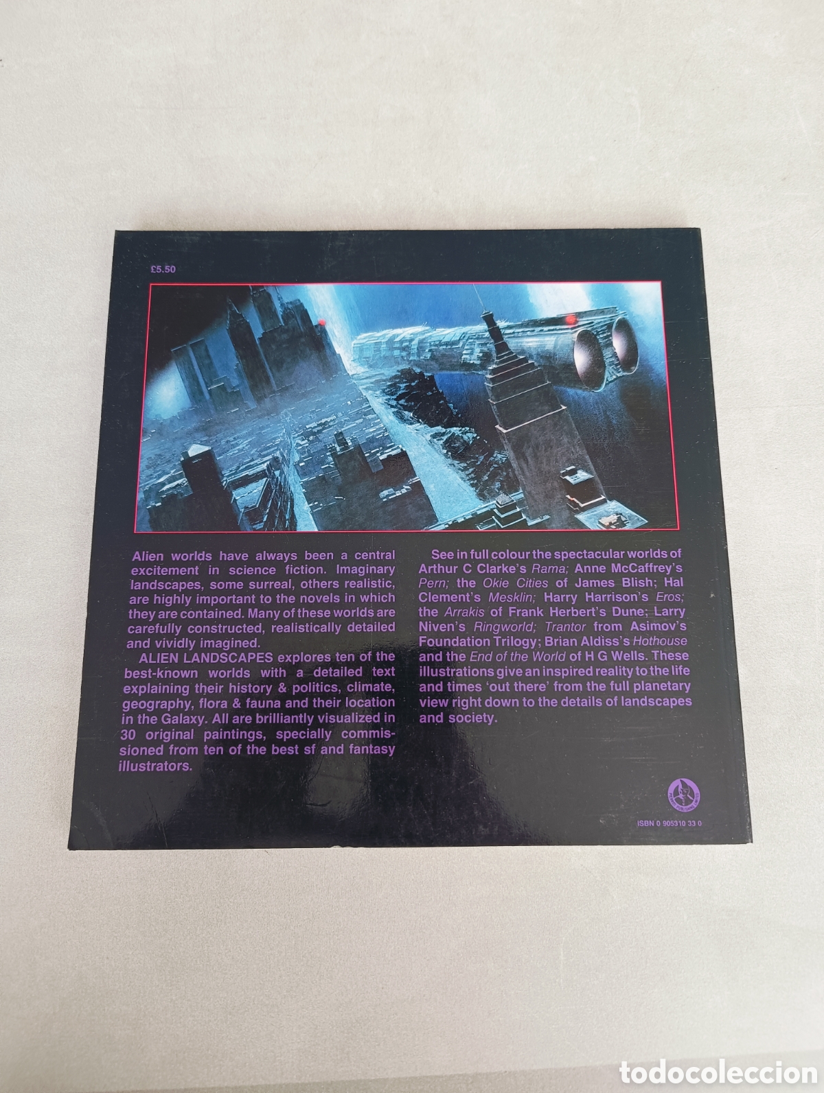 Libros de segunda mano: ALIEN LANDSCAPES DE ROBERT HOLDSTOCK & MALCOM EDWARDS. - Foto 2