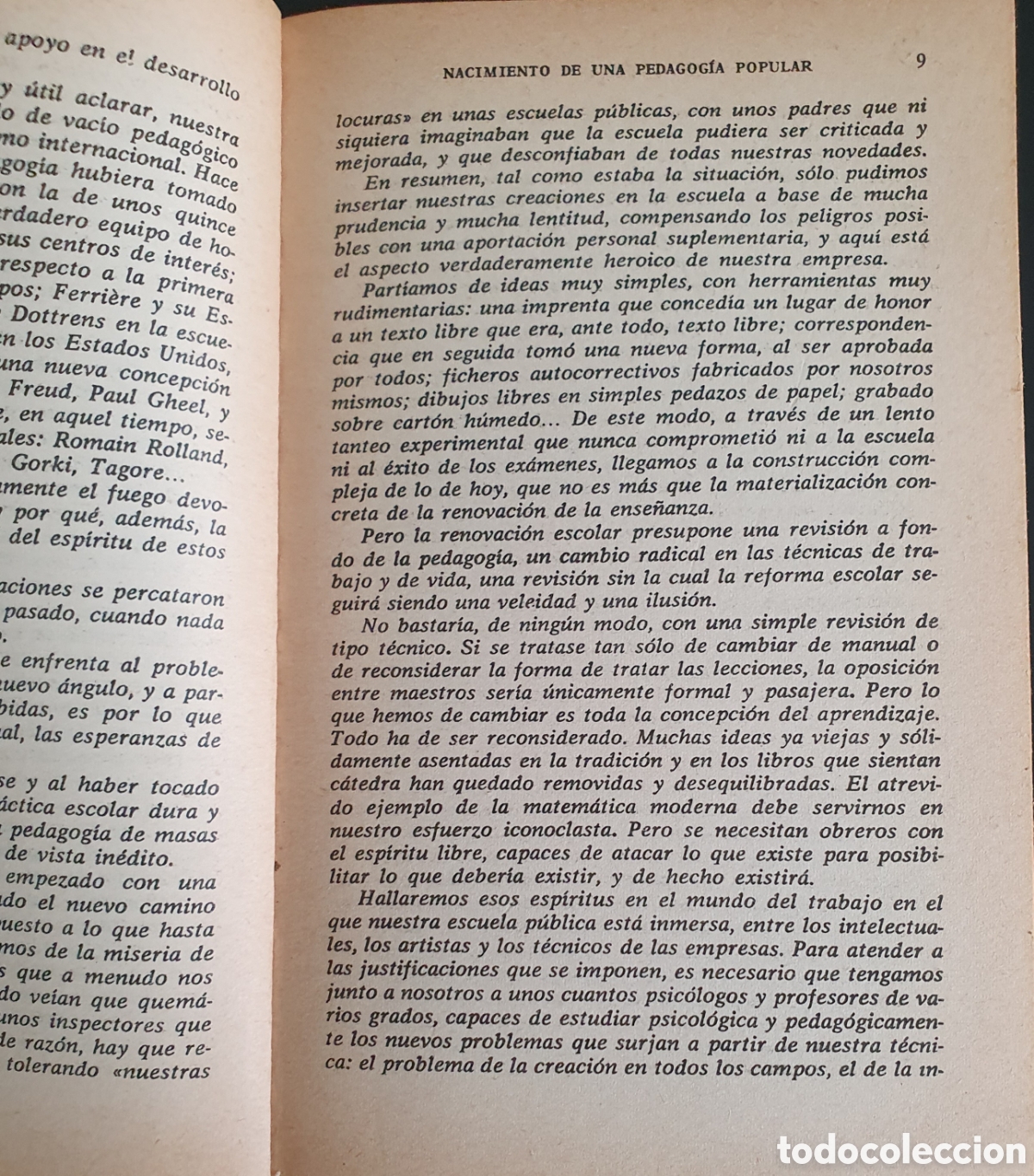Libros de segunda mano: Elise freinet nacimiento de una pedagog&iacute;a popular - Foto 4