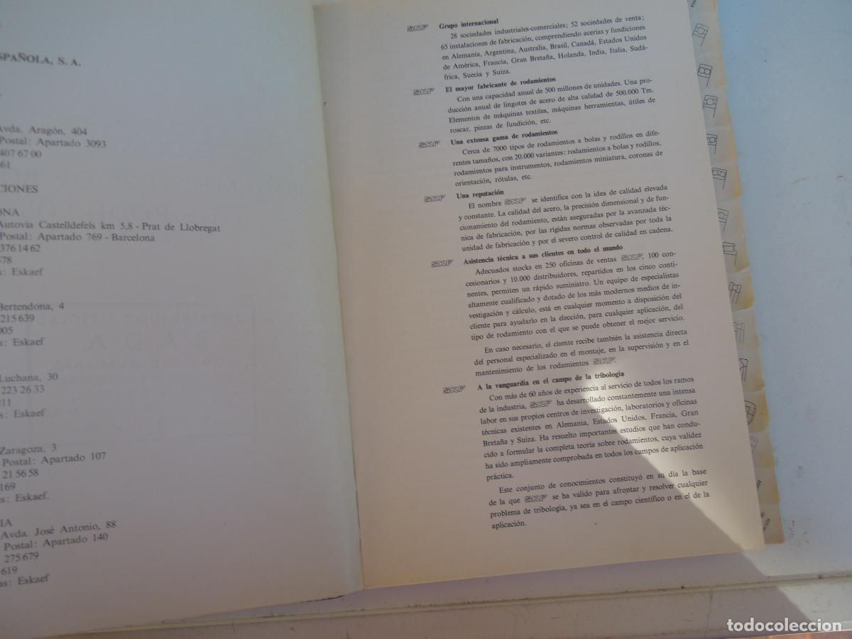 Libros de segunda mano: RODAMIENTOS DE BOLAS Y DE RODILLOS SKF 1972 - CATALOGO - Foto 5