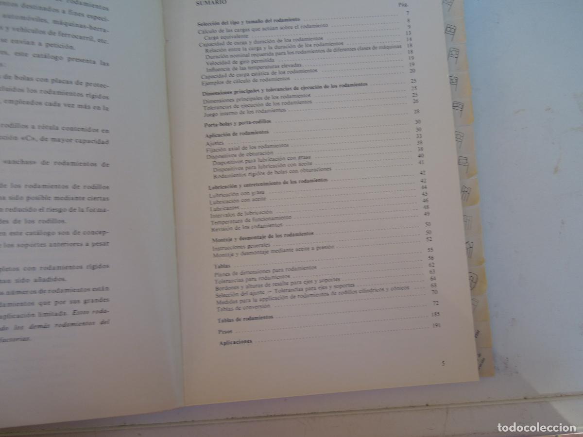 Libros de segunda mano: RODAMIENTOS DE BOLAS Y DE RODILLOS SKF 1972 - CATALOGO - Foto 6