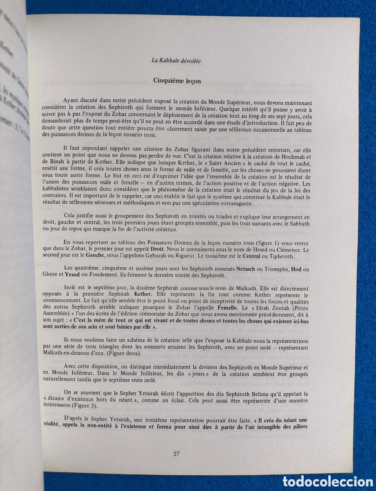 Libros de segunda mano: LA C&Aacute;BALA LA KABBALE D&Eacute;VOIL&Eacute;E LIBRO DESCATALOGADO - Foto 8