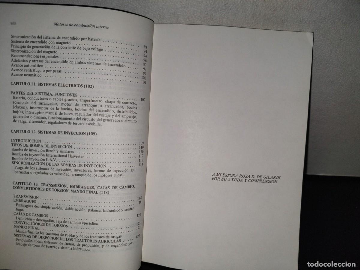 Libros de segunda mano: 139- MOTORES DE COMBUSTI&Oacute;N INTERNA - JAIME GILARDI - Foto 7