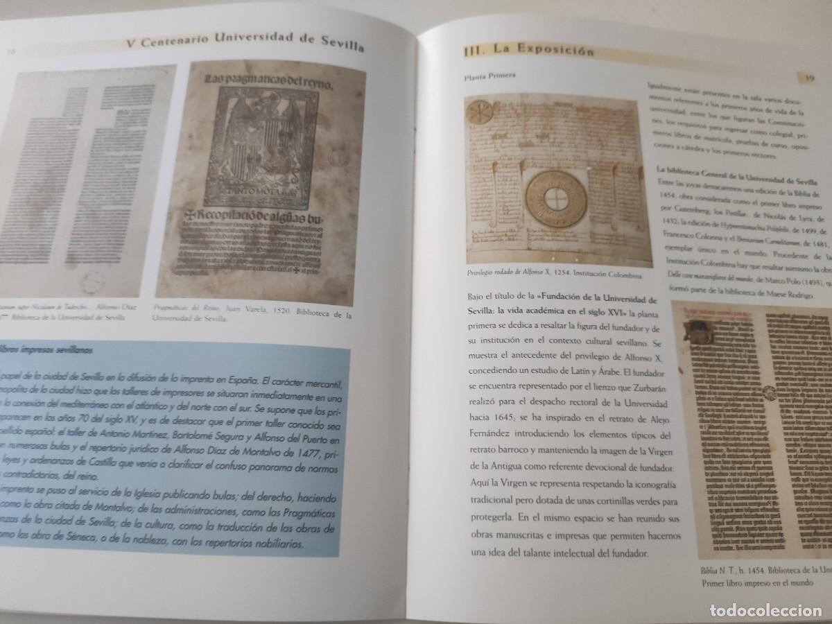 Libros de segunda mano: V Centenario Universidad de Sevilla. 1505-2005 - Foto 4