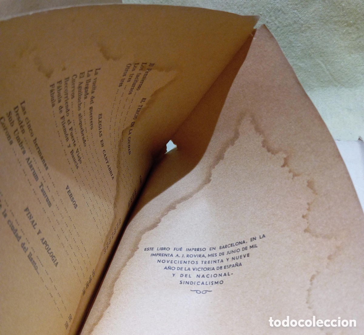 Libros de segunda mano: Tras el &aacute;guila del C&eacute;sar. Autor: Luys Santa Marina. - Foto 2
