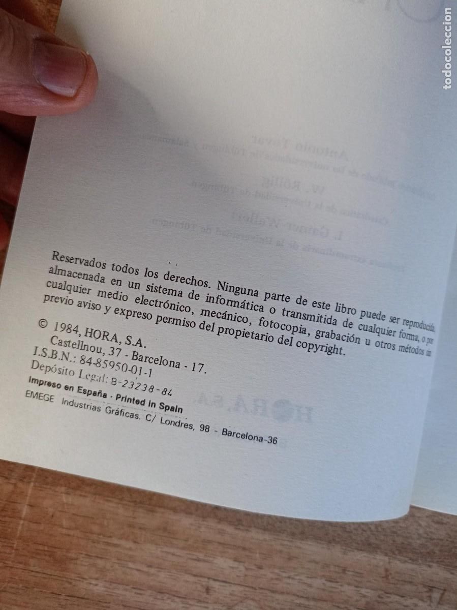 Libros de segunda mano: HISTORIA DEL ANTIGUO ORIENTE. ED. HORA. 1&ordf; EDICI&Oacute;N 1984 - Foto 3