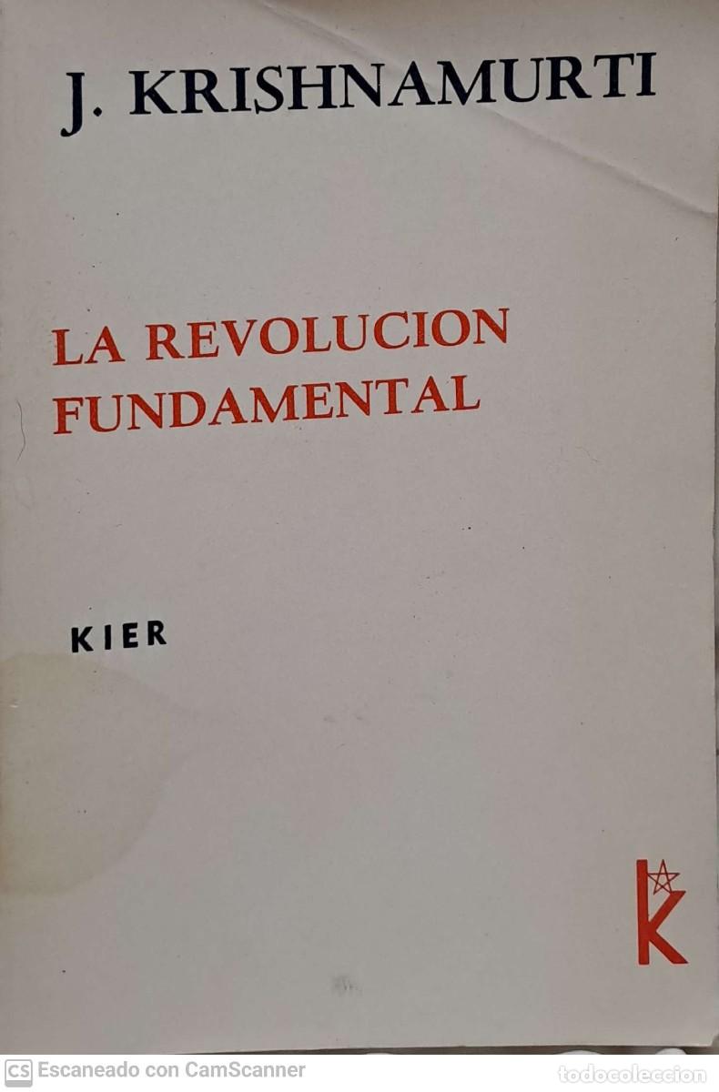 Libros de segunda mano: La revoluci&oacute;n fundamental - J. Krishnamurti - Foto 1