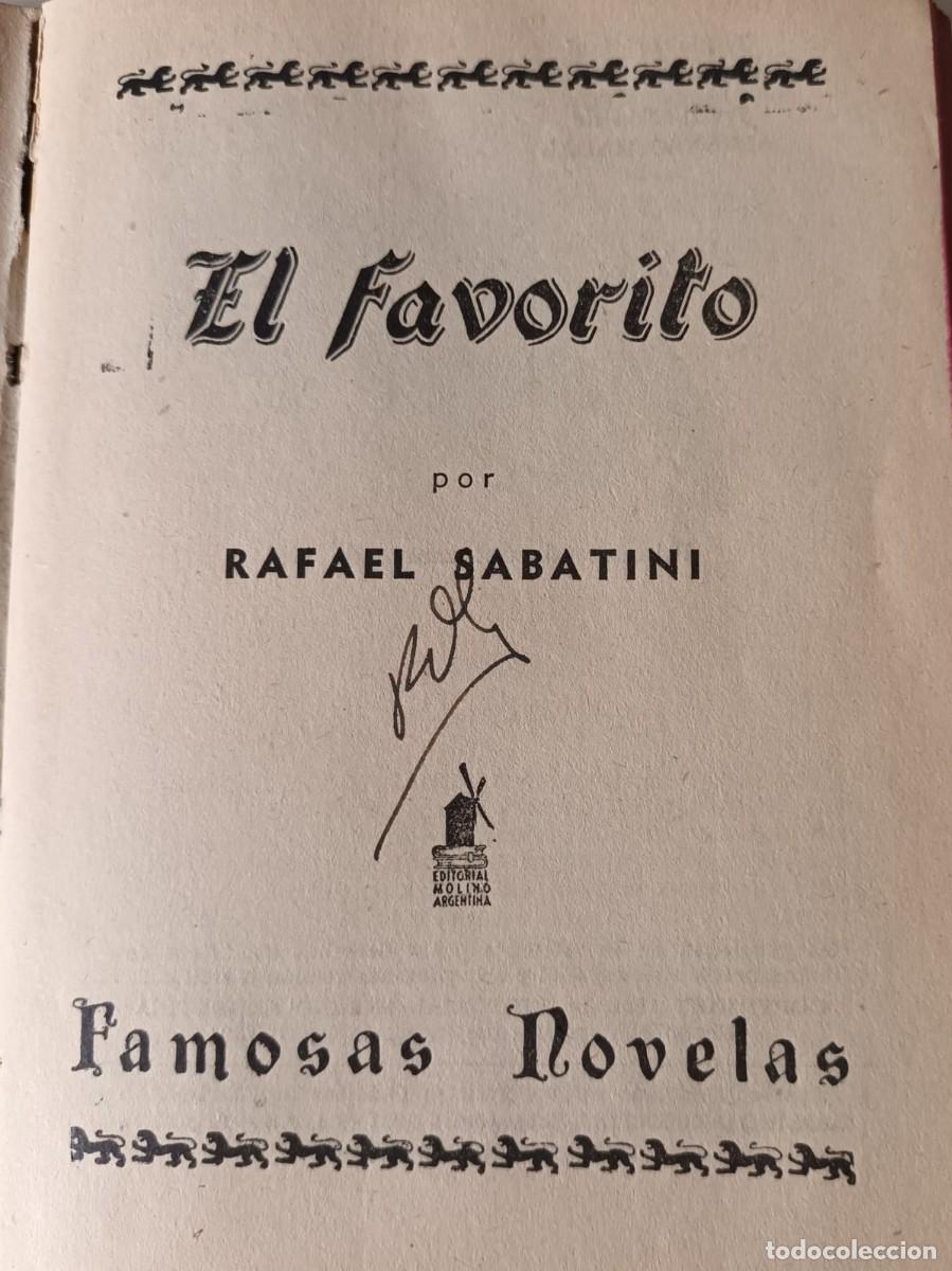 Libros de segunda mano: El favorito - Rafael Sabatini - Foto 2