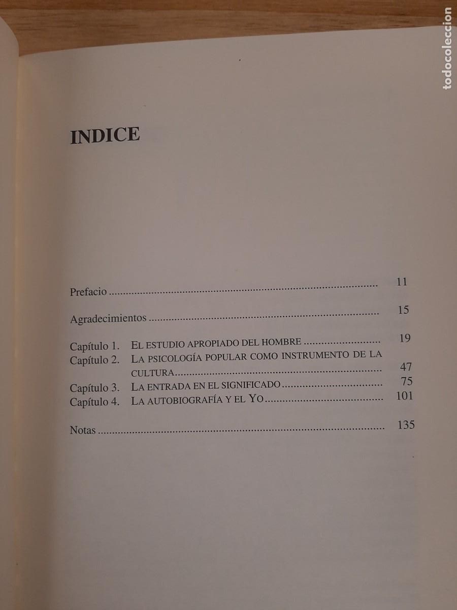 Libros de segunda mano: Actos de significado - Jerome Bruner - Alianza - 1998 - Foto 6
