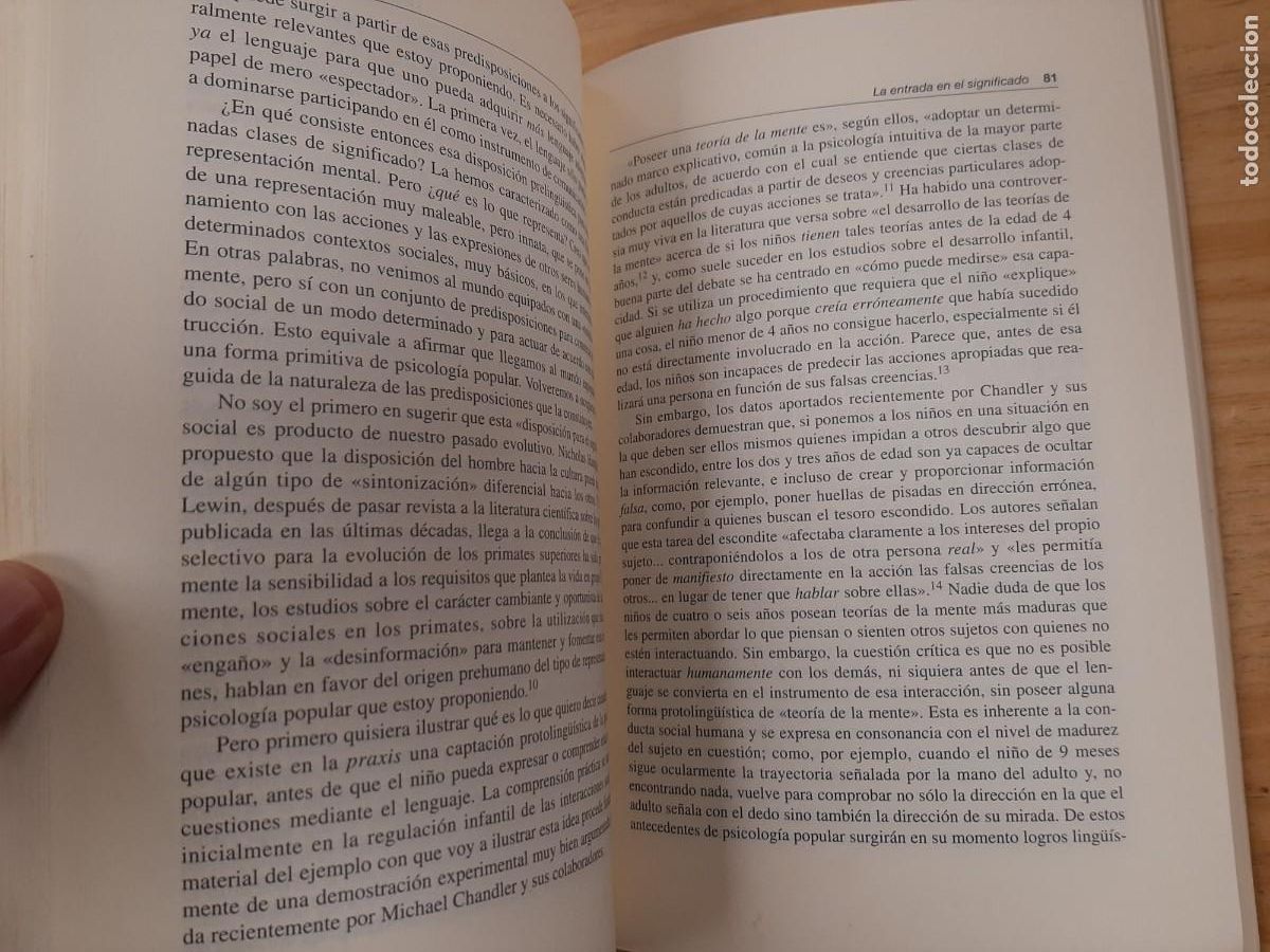 Libros de segunda mano: Actos de significado - Jerome Bruner - Alianza - 1998 - Foto 7
