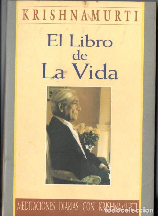 Libros de segunda mano: KRISHNAMURTI : EL LIBRO DE LA VIDA . MEDITACIONES (EDAF, 1988) - Foto 1