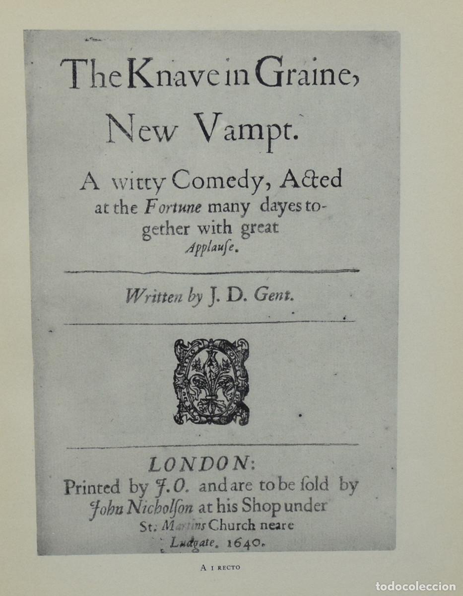 Libros de segunda mano: THE KNAVE IN GRAIN 1640 - An&oacute;nimo - Foto 2