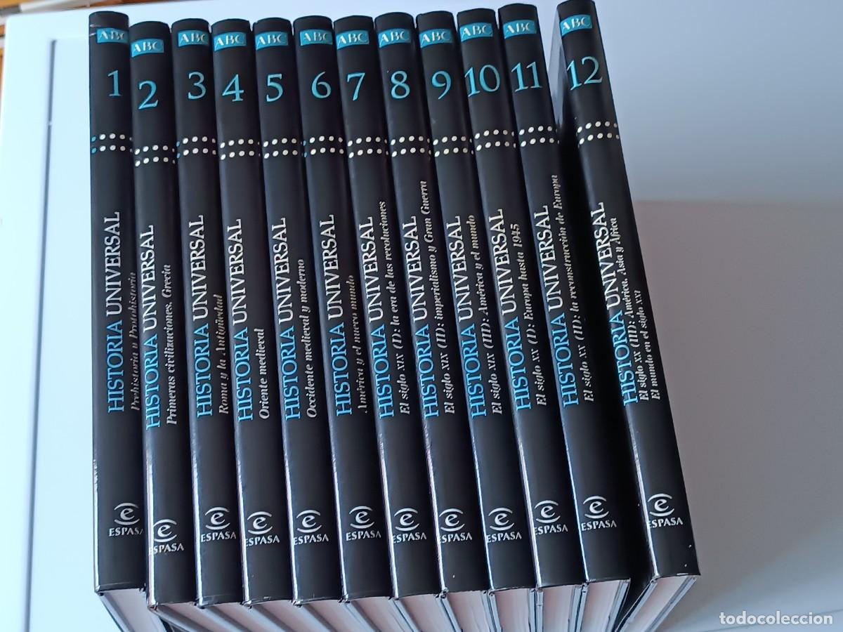 Libros de segunda mano: HISTORIA UNIVERSAL ESPASA ABC 12 TOMOS - Foto 1