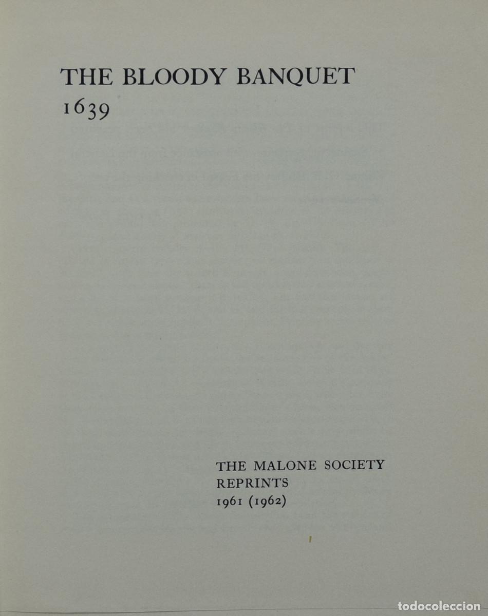 Libros de segunda mano: THE BLOODY BANQUET 1639 - An&oacute;nimo - Foto 1