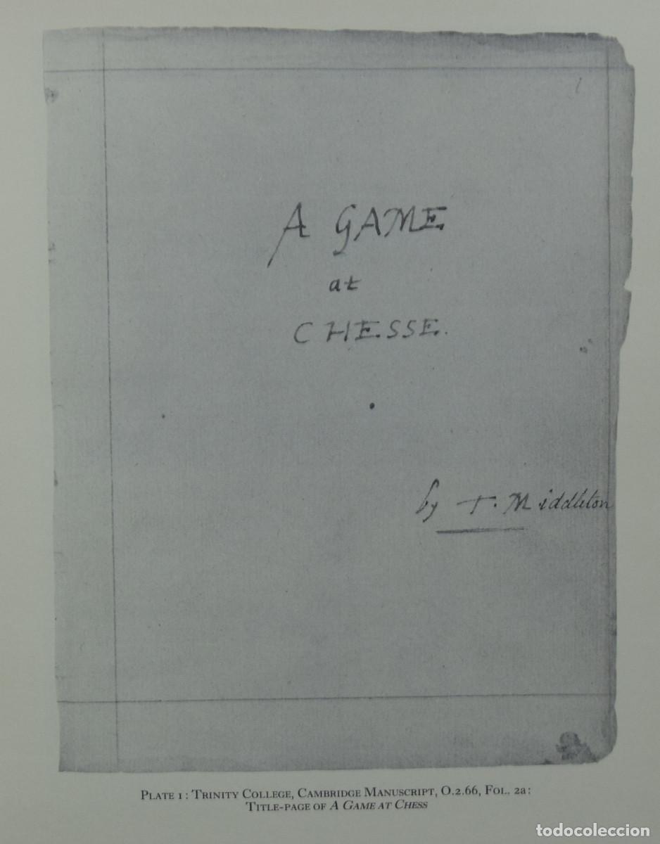 Libros de segunda mano: A GAME AT CHESS BY - Thomas MIDDLETON - Foto 2