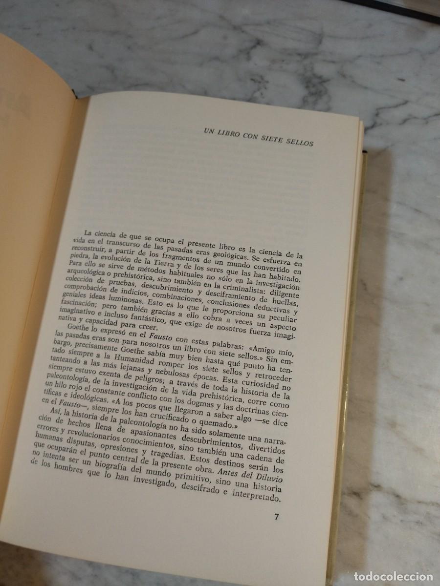 Libros de segunda mano: Antes del Diluvio Herbert Wendt- libro F&oacute;siles - Foto 3