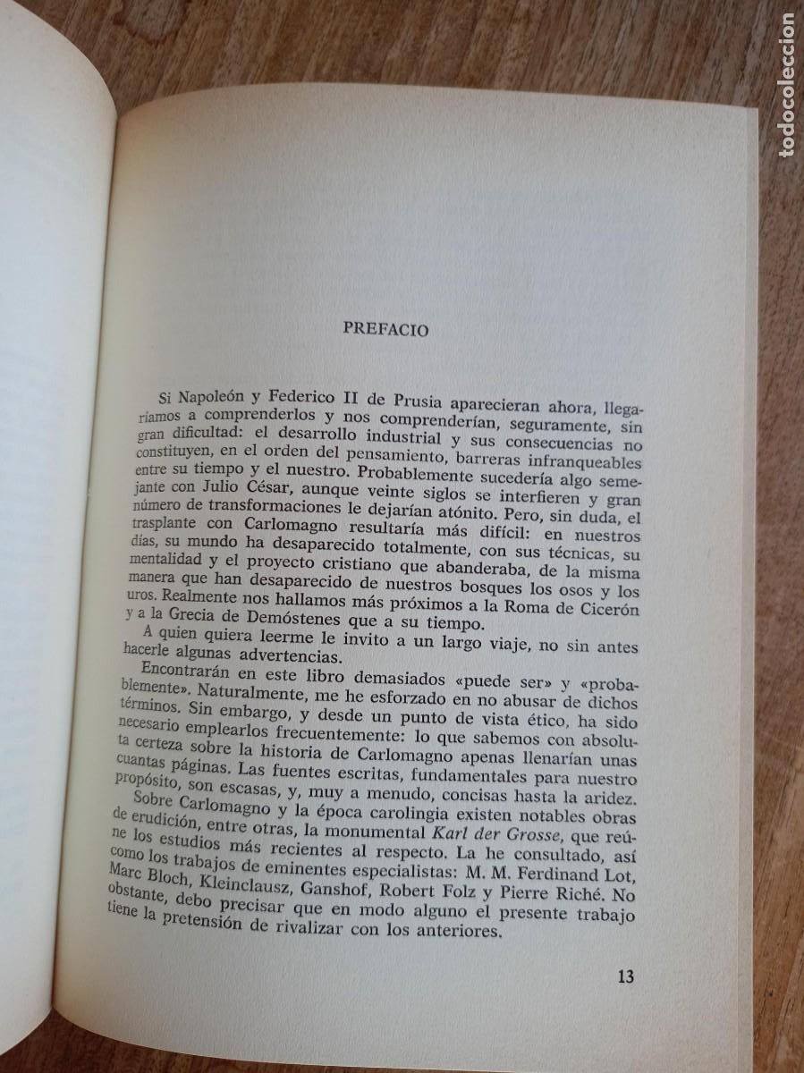 Libros de segunda mano: CARLOMAGNO. JACQUES DELPERRI&Eacute;. ED. AYM&Aacute; 1&ordf; EDICI&Oacute;N 1977 - Foto 6