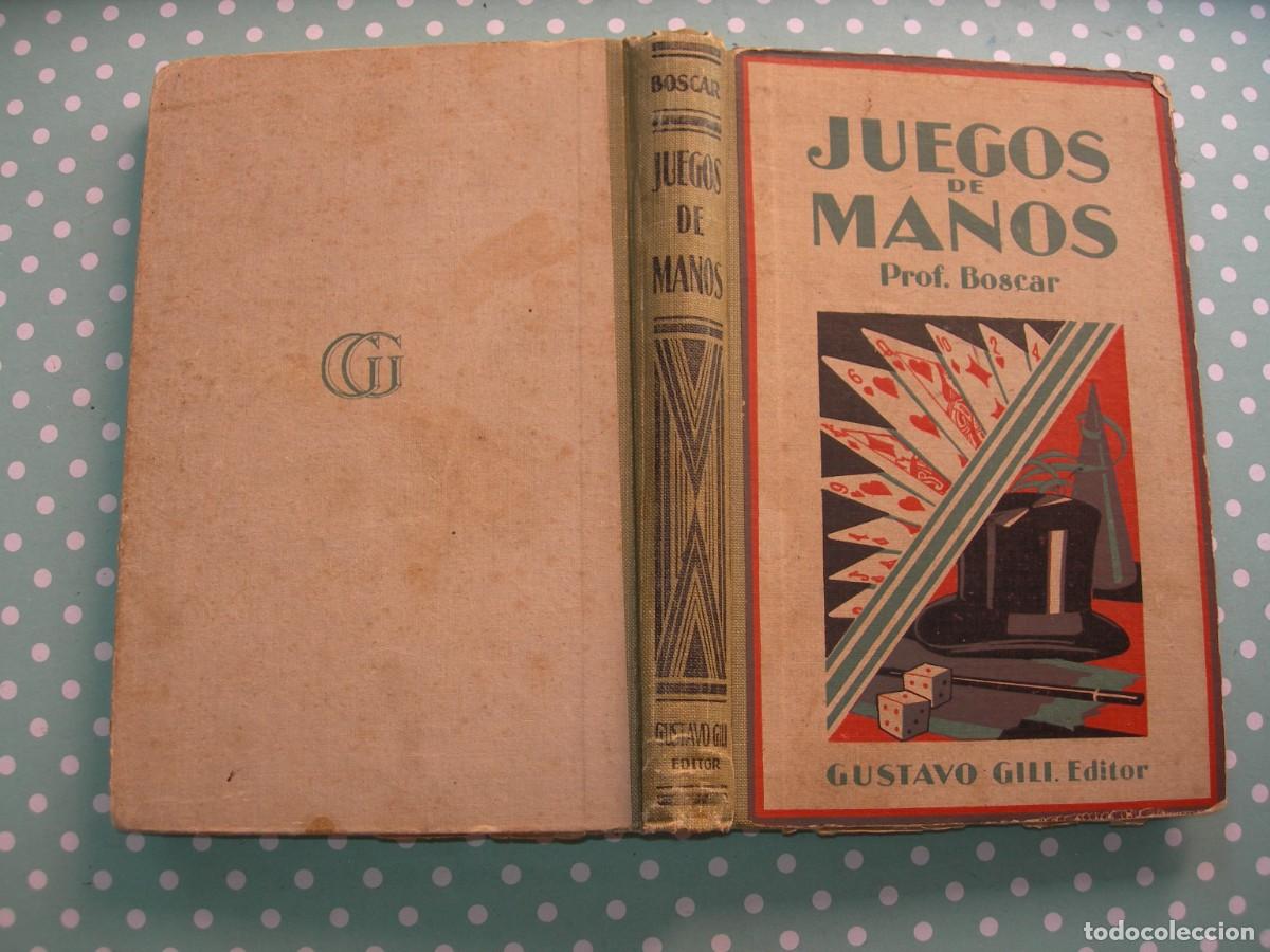 Libros de segunda mano: JUEGOS DE MANOS / PROF. BOSCAR / MAGIA - Foto 1