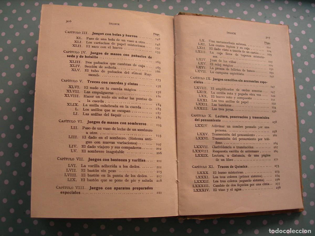 Libros de segunda mano: JUEGOS DE MANOS / PROF. BOSCAR / MAGIA - Foto 4