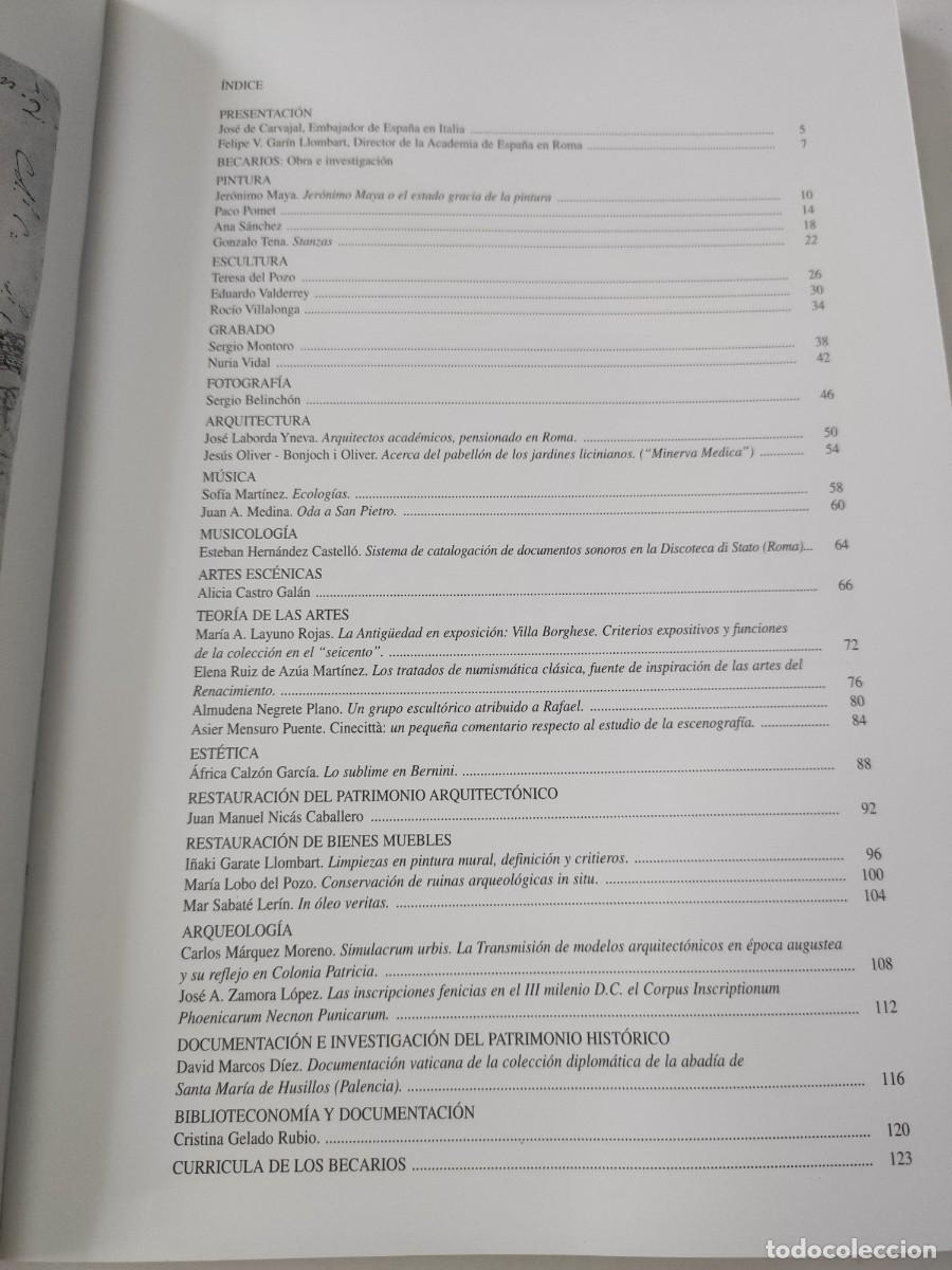 Libros de segunda mano: Academia de Espa&ntilde;a. Roma 2000. - Foto 3