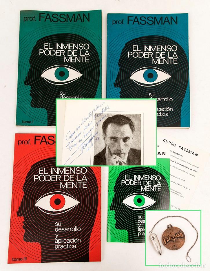 Libros de segunda mano: FASSMAN - DEDICADO - EL INMENSO PODER DE LA MENTE- CURSO - 4 VOLS. + P&Eacute;NDUDO Y MEDALLA - Foto 1
