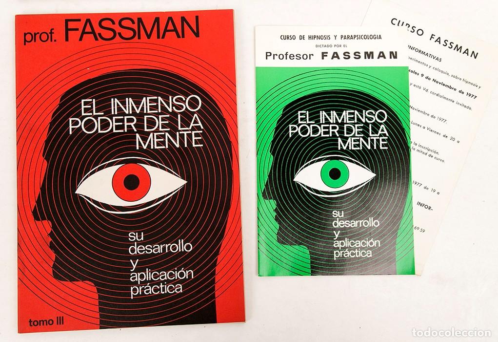 Libros de segunda mano: FASSMAN - DEDICADO - EL INMENSO PODER DE LA MENTE- CURSO - 4 VOLS. + P&Eacute;NDUDO Y MEDALLA - Foto 3