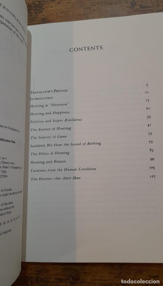 Libros de segunda mano: Meditations on Hunting, Jos&eacute; Ortega y Gasset - Foto 3