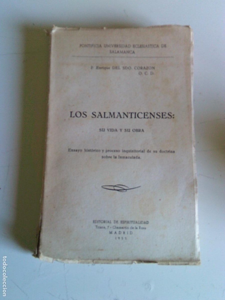 Libros de segunda mano: Los Salmanticenses Su vida su obra 1955 - Foto 1