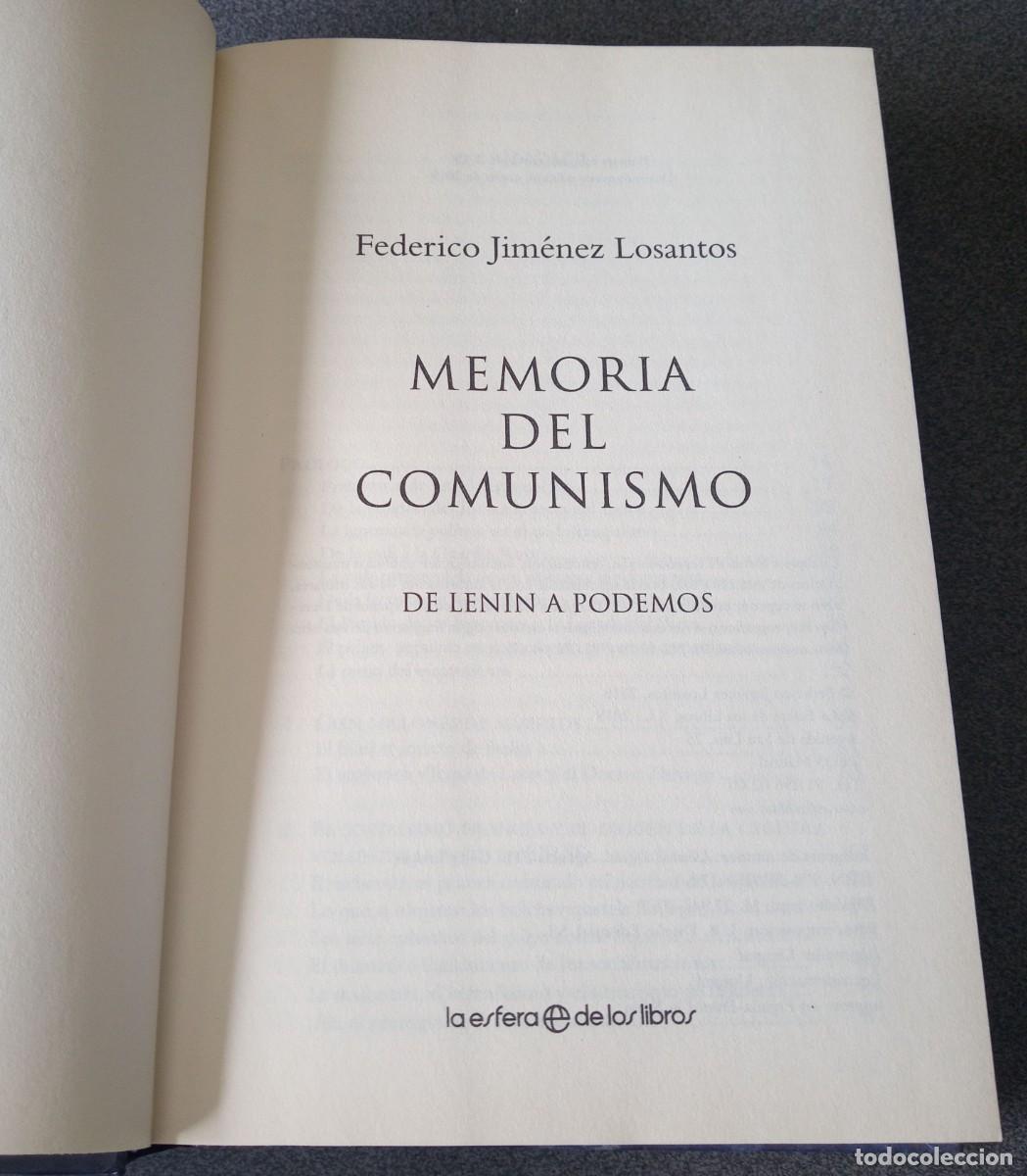 Libros de segunda mano: Memoria Del Comunismo Federico Jim&eacute;nez Losantos - Foto 3