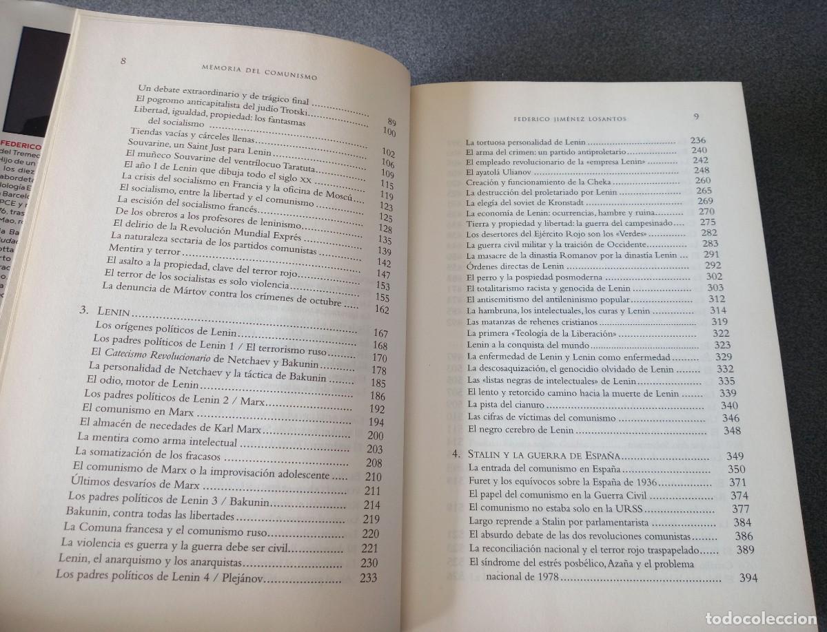 Libros de segunda mano: Memoria Del Comunismo Federico Jim&eacute;nez Losantos - Foto 5