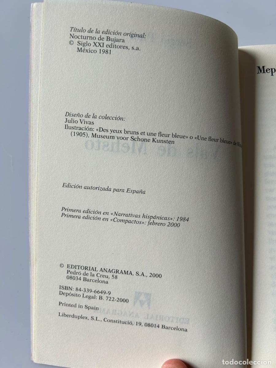 Libros de segunda mano: VALS DE MEFISTO. SERGIO PITOL - Foto 3