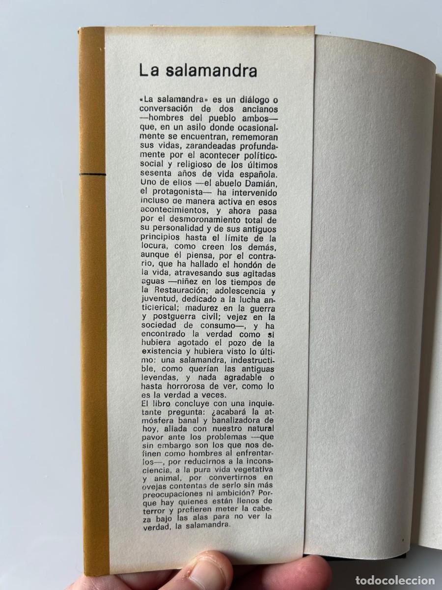 Libros de segunda mano: LA SALAMANDRA. JOSE JIMENEZ LOZANO - Foto 4