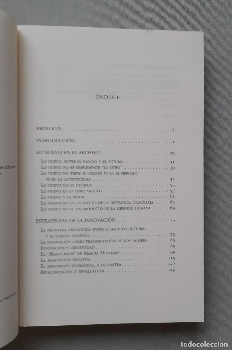 Libros de segunda mano: Sobre lo nuevo. Boris Groys - Foto 4
