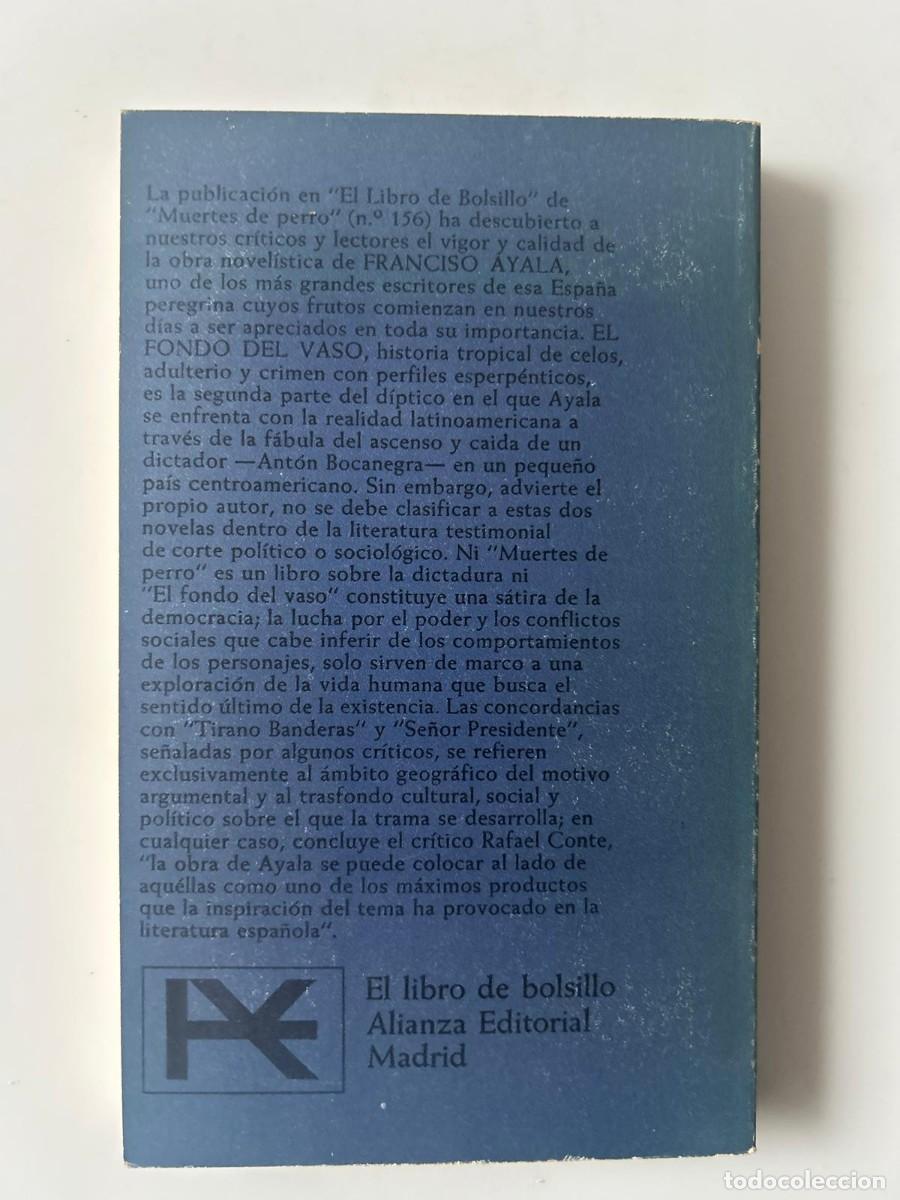 Libros de segunda mano: EL FONSO DEL VASO. FRANCISCO AYALA - Foto 2