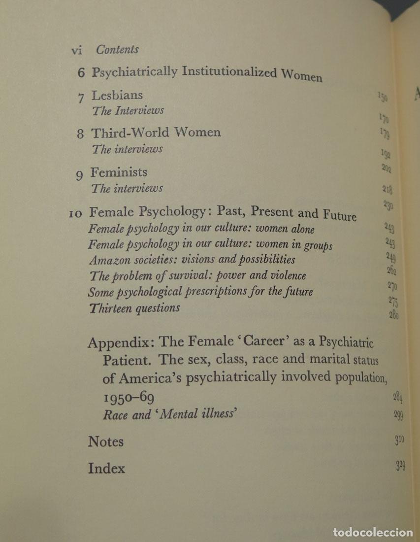 Libros de segunda mano: Women and Madness Chesler, - Foto 3