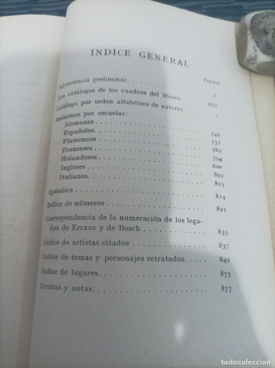Libros de segunda mano: MUSEO DEL PRADO, CAT&Aacute;LOGO DE LOS CUADROS.MADRID,1942,876 PAG. - Foto 3